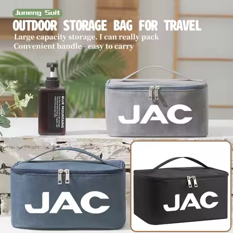 Large Capacity Car Logo Toiletry Bag Travel Storage Box Auto Accessories For JAC J3 J2 S5 A5 J5 J6 J