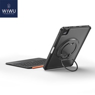 WIWU แป้นพิมพ์แบบถอดออกได้หมุนได้360รุ่นเคสสำหรับไอแพด A16เคสรุ่น11th/รุ่น10th ที่มีขาตั้งสำหรับไอแพ