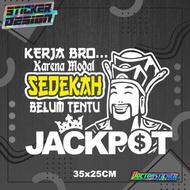 stiker kata kata kaca mobil truk / stiker cutting kata kata truk mobil