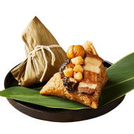 【大成食品】經典傳香肉粽(150g/3顆/包)X4包+高粱醉雞腿(280g/包)+酸菜豬五花湯(550g/包)(端午節)