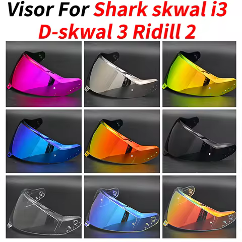 Visor For Shark Skwal i3 D-Skwal 3 Ridill 2 Helmet Visors Replacement Lens Accessories Capacete Wind