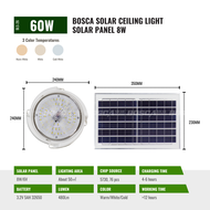 BOSCA Solar Ceiling Lamp Solar Light Ceiling 10-14 inches 60W 100W 200W 300W BLS-26 Remote control A