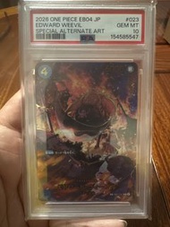 海賊王 Edward Weevil 閃卡 PSA 10