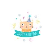 [100pcs] Happy Birthday Sticker Seal Label Party Sticker Doorgift Stationery Birthday Gift Happy Bir