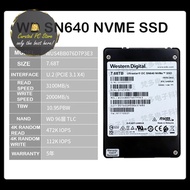 [U2 U3 SSD] WESTERN DIGITAL 8TB SN640 SN650 SN840 NVME SSD PCIE TO M2 | U2 U3 DESKTOP ENTERPRISE SSD
