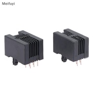 [Meifuyi] 10PCS RJ11 Telephone Soet Curved Pin 95001 4P4C 6P6C 6P4C Female Ja Pcb Connector Telephon