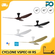 Point One Technology Cyclone VSPEC-III RS SMART Ceiling Fan (46"/52"/60")- 3 blades
