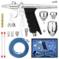 0.2/0.3/0.5 มม./Dual Action Gravity Feed Spray Gun 2cc 5cc 13cc Airbrush ชุดสเปรย์ Air แปรงสําหรับรถ