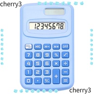 CHERRY Mini Pocket Calculator, Silent 8-Digit Scientific Calculator, High Quality Large LCD Display 