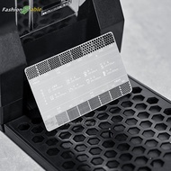 FAMY Ground Coffee Grind Reference Card Size 200-1600um Coffee Accessories Conversion Card Formon Br