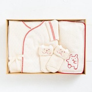 [僅限Pinkoi商店] 禮品套裝 OTG-4 100%有機棉 短內衣 絨襪 迷你毛巾 3 件套 日本製造