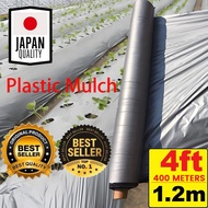 Plastic Mulch Film Planting Plastic  1.2m x 400m SILVER Black1