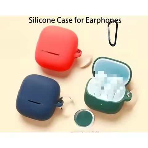 For Baseus BS1NC Case Solid Color Silicone Shockproof Bluetooth Earphone Cover for Baseus BS1 NC hea