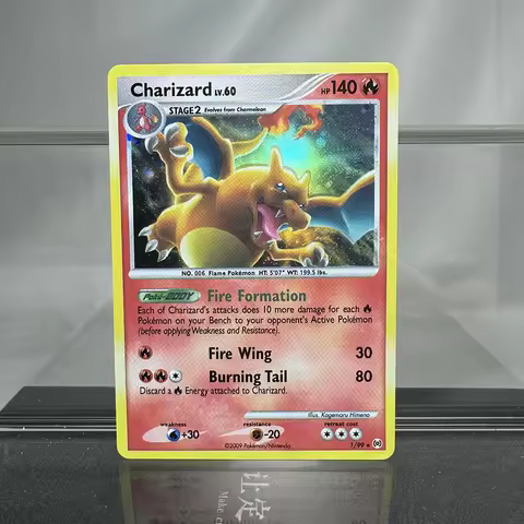PKM Cards Holographic Charizard EX GX Resolve MCharizard Single Cards TAG TEAM Game Collection Cards