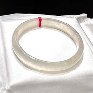 天然翡翠 緬甸翡翠 A玉 玉鐲 • 冰玻種淡黃月光黃翡翠福鐲