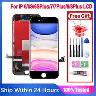 Original LCD Compatible For IPh 6/6S/7 LCD 7 Plus 8 8 Plus LCD Screen Display Touch Screen Digitizer