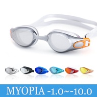 Swimming Glasses Myopia Adult Professional Anti Fog Electroplate Natacion Men Women Swim Pool Goggle