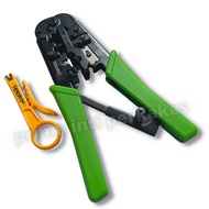 Tekiro plug crimper 3in1 stripping crimping tools rj45 lan &amp; tlp Cable
