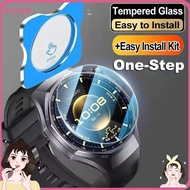 ORIENTTK 3Pcs Tempered Glass Films, With Alignment Tool 41/46MM Screen Protector, Easy Install Kit H