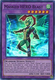 yu-gi-oh Masked Hero Blast - RATE-ENSE2 - Super Rare - Limited Edition - Raging Tempest: Special Edi