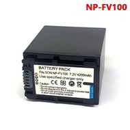4200mah NP-FV100 NP FV100 NPFV100 New Battery for Sony NP FV30 FV50 FV70 FV60 PXW Z90 X70 NEX-VG30E 