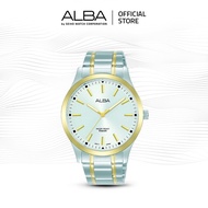 jam tangan analog pria alba jam original quartz arx010 stainless