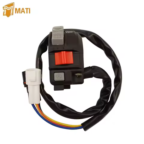 Left Handlebar Switch Control Engine Start Run Off Headlight for Yamaha Raptor Kodiak 450 700 YFZ450