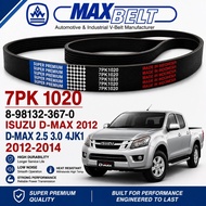 ISUZU D-MAX 4JK1 2.5 3.0 2012-2014 MAXBELT Belting 7PK1020 / 7PK 1020