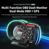 Sporty Multi-Function Car Display, Dual OBD & GPS Modes OBD2 Meter