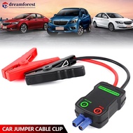 DREAMFOREST 12V Car Jump Starter Cable Battery Booster Wire with EC5 Connector Smart Alligator Clips