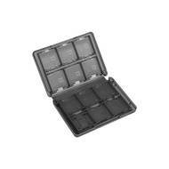 Game card case can store 28 cards: 16 cards (For For 22DSI/DSXL) + 2 cards (For SD card) + 2 cards (TF card) +