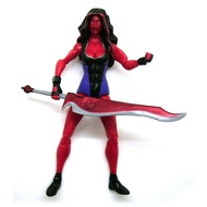 6" ML Legends Comic Red She-Hulk Action Figure Collection Toy