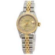 勞力士 69173G Datejust 10P 鑽石腕錶 不鏽鋼 SSxK18YG 女款 ROLEX