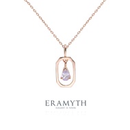 Eramyth Jewelry: สร้อยคอพร้อมจี้  เงินแท้ 925 ฝั่งด้วยเพชรสวิสCZ SF-0200-P02(พร้อมส่ง)