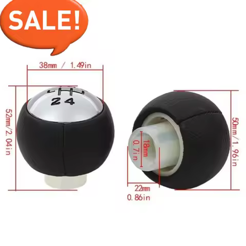 6 Speed Gear Shift Knob for Peugeot 307 308 3008 407 5008 807 Partner B9 Tepee Citroen C3 A51 C4 C4 