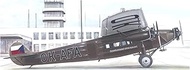 VALOM CV72038 1/72 Avia F.7b Three-Line Airliner Czech Airlines Plastic Model