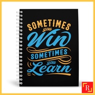 Spiral Notebook/Double Ring Notebook-(A4/A5 | Line/Blank | 80gsm)-Motivational Quotes 85|ROYCE PUBLI