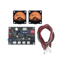 AC DC 12V-18V VU Meter Driver Board Backlight DB Amplifier Chassis Adjustable Driver Panel with 2pcs