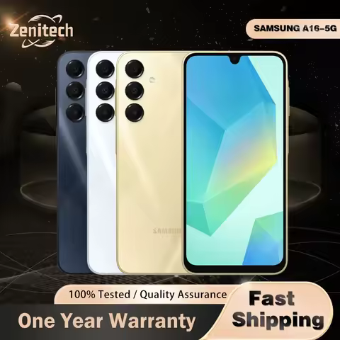 Original Samsung Galaxy A16 A166U 5G Mobile Phone NFC 4GB+128GB 90Hz 6.7'' 50MP+5MP+2MP+13MP Exynos 