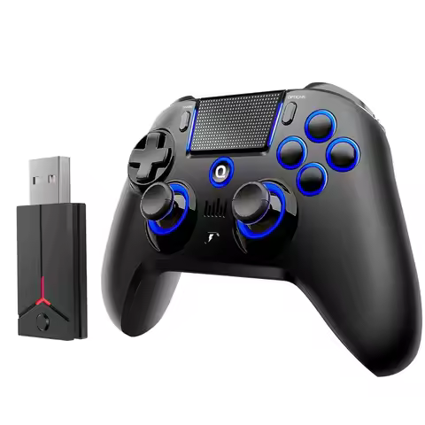 Wireless Controller for PS5, PS4, PS3, PS2, Steam Deck, PC, Windows, iOS, Android, TV Box - Gamepad 