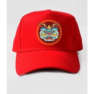 Camoe Chinese New Year Barongsai Premium Baseball Cap