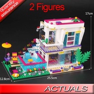 Lepin 01046 644pcs Friends Building Blocks LIVI S POP STAR HOUSE Model Bricks Kids Toy Compatible wi
