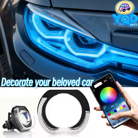 Angel Eyes&DRL RGB Halo Rings, Bluetooth WiFi APP Control LED LAMP,for BMW i8 E46 E90 F30 Audi VW,Ca