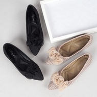 Kolanza 238-6 Elgini Women 's Flat Shoes Knit Motif