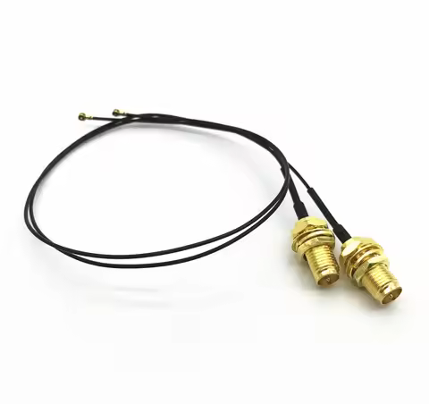 2pcs 30cm MHF4 to RP-SMA 0.81mm RF Pigtail Cable Antenna For M.2 WiFi Card Intel AX210 AX200 9260NGW