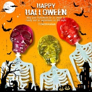 พร้อมส่ง! อมยิ้มโครงกระดูก ก้านเรืองแสง (1ชิ้น/12กรัม) Halloween Lollipopsอมยิ้มฮาโลวีน ขนมฮาโลวีน ข