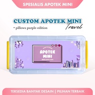 Custom Pharmacy Mini Travel Gift Box Sticker Gift - Pillows Purple