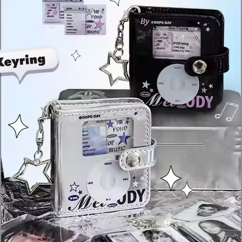 2 Inch Mini Photo Album Mini Photocard Holder Kpop Idol Binder Photo Card Binder Star Chasing Suppli