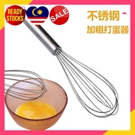 手动搅拌器Hand Blender Stainless Steel 304 Thick Egg Whisk With Long Handle, 8"/12"