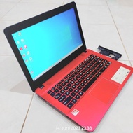 Laptop Asus X441B warna merah Second